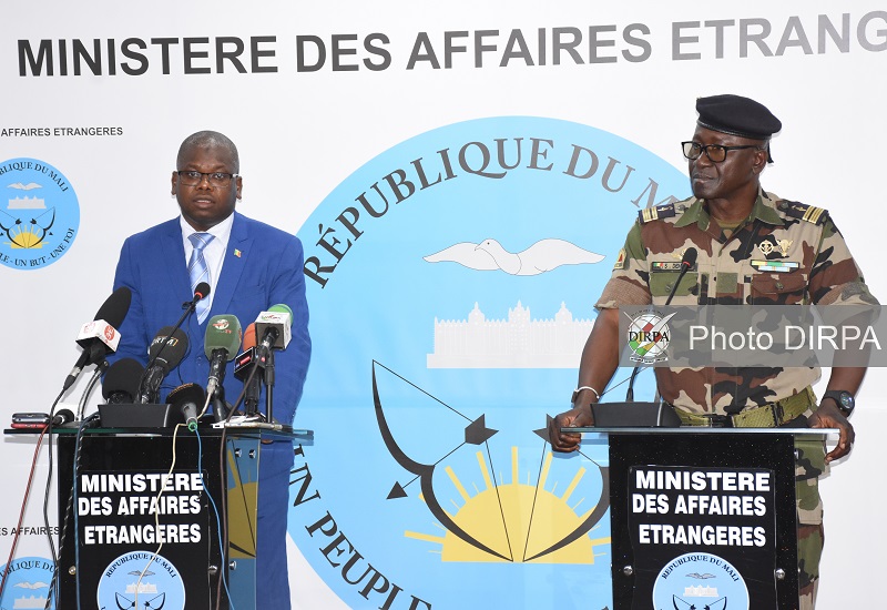 Conférence de presse : la première phase du retrait de la MINUSMA a été achevée.