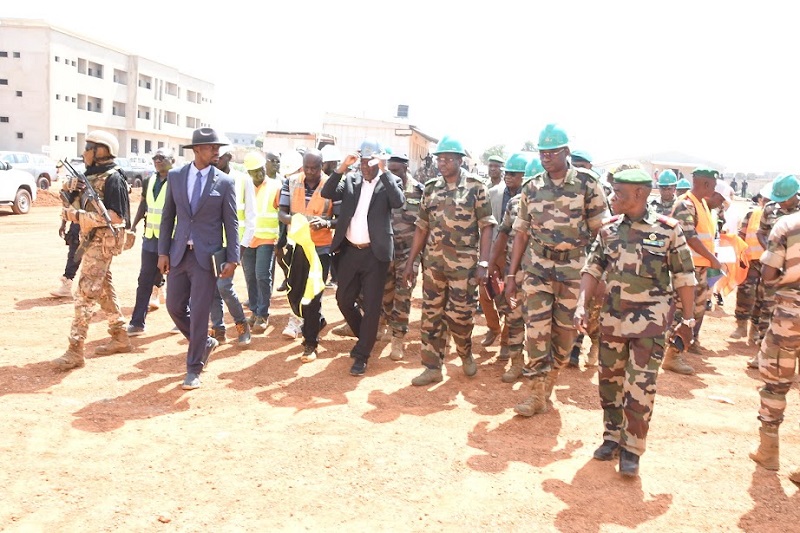 Santé : Le SEGAL du ministère de la Défense sur le chantier de l’hôpital militaire
