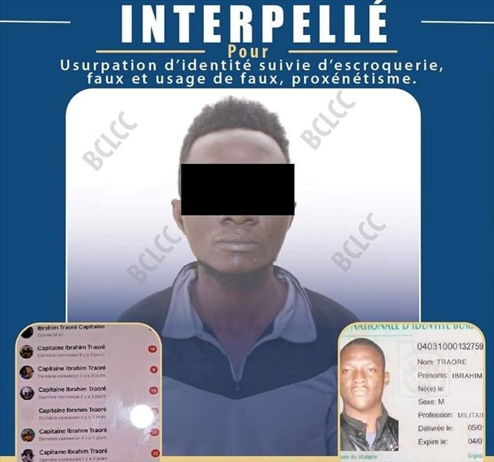 Burkina: Usurpation d’identité, plus de 60 faux comptes au nom du Président de la Transition