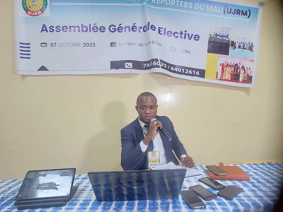 Union des Journalistes reporters du Mali (UJRM):  Boubacar Kanouté réélu président pour un mandat de trois ans