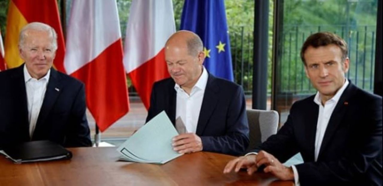 Biden, Macron, Scholz, Sunak et Meloni appellent l'Iran à "ne pas étendre le conflit"