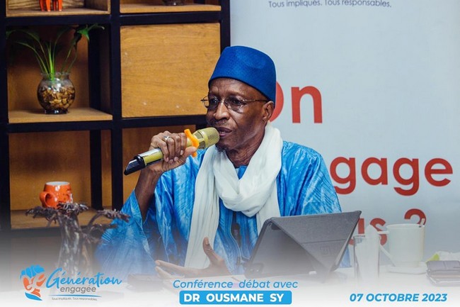 Dr. Ousmane Sy à la conférence-débat de génération engagée : «Pour que la nation malienne ait un Etat, il faut que l’Administration, la Justice et les Forces armées soient au service des communautés»