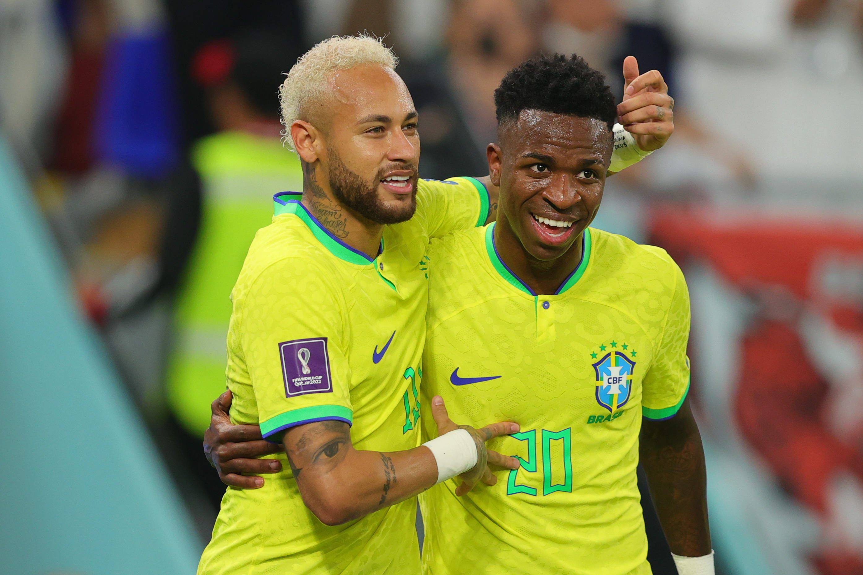 Brésil : Neymar et Vinícius Júnior au coeur d’une polémique