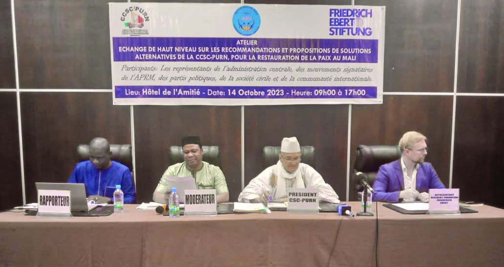 Coalition Citoyenne de la Société Civile pour la Paix, l’Unité et la Réconciliation Nationale au Mali (CCSC-PURN) : L’ancien premier ministre, Ahmed Mohamed Ag Hamani, déplore la réaction des décideurs face à leurs recommandations