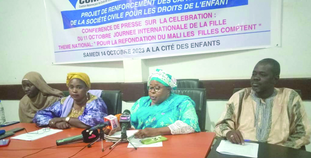 Les responsables de la COMADE face à la presse : «Le contexte relatif au respect des droits des filles connait des insuffisances...»