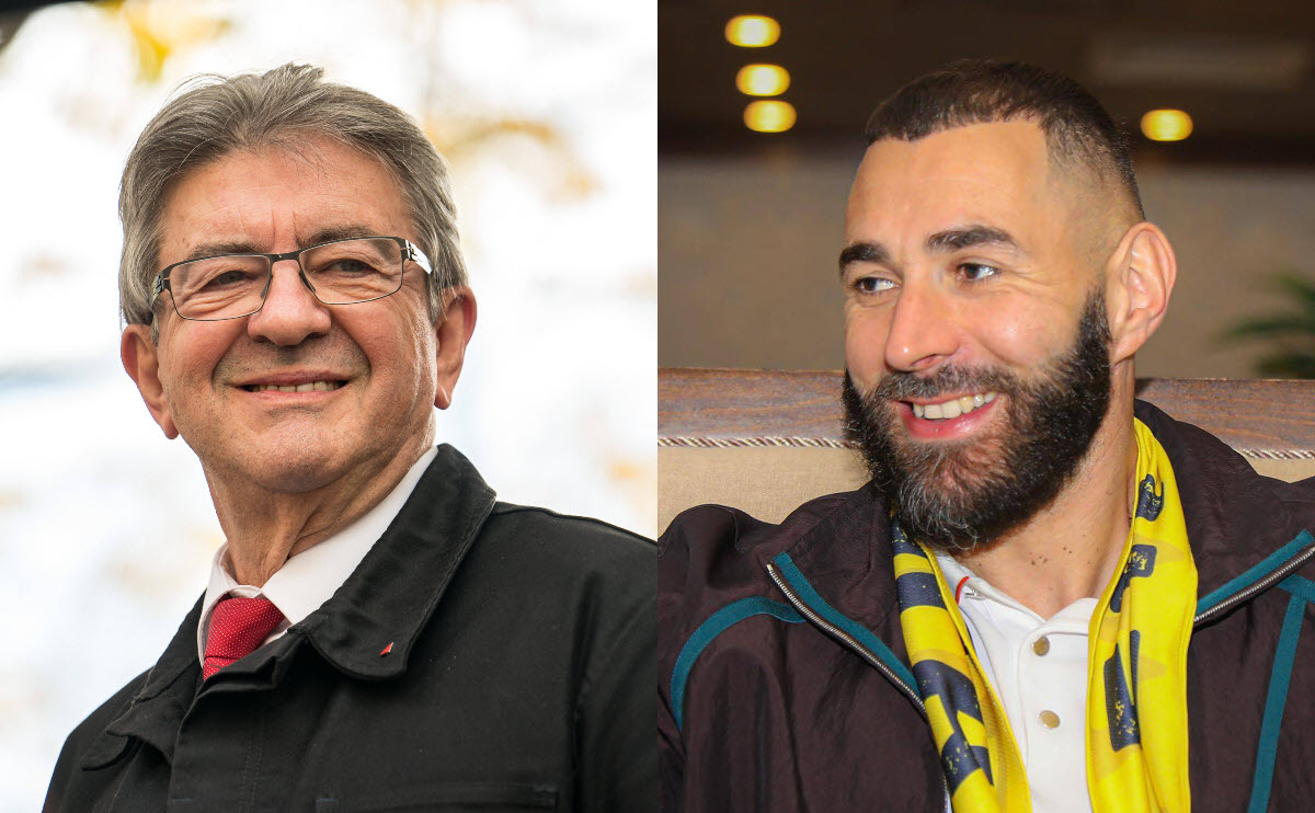 Jean-Luc Mélenchon soutient Karim Benzema, accusé d’être lié aux Frères Musulmans