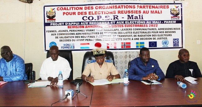 Révision annuelle des listes électorales : La Coper-Mali et ses partenaires appellent à une large participation citoyenne