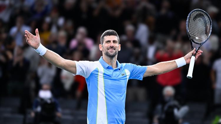 Tennis: Novak Djokovic remporte le Rolex Paris Masters pour la septième fois