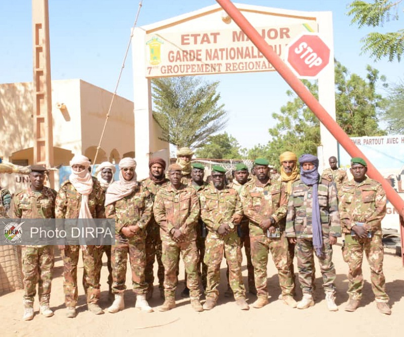 Gao : Prise de contact du Commandant de la Zone de Défense N°1 avec la troupe