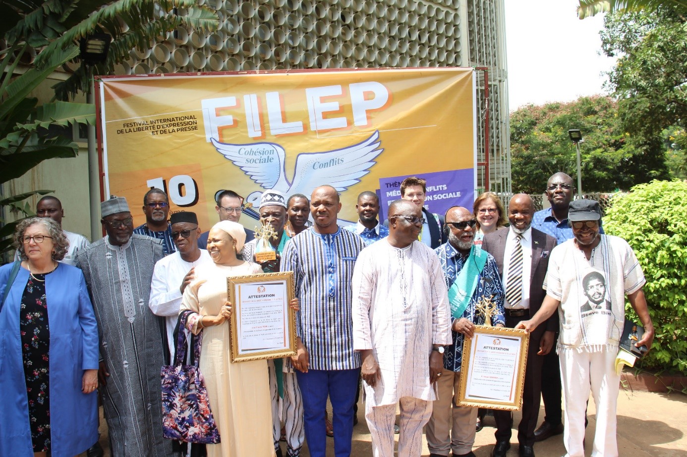Cérémonie d’ouverture de la 10e édition du festival international de liberté d’expression et de presse (FILEP)