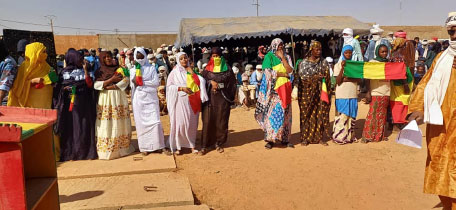 Ménaka: la population exprime son soutien aux autorités