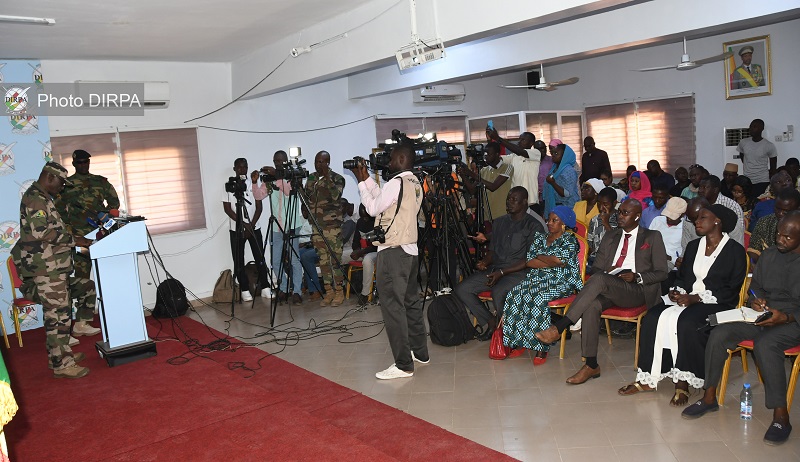 DIRPA : La situation sécuritaire courant novembre abordée avec les hommes des médias