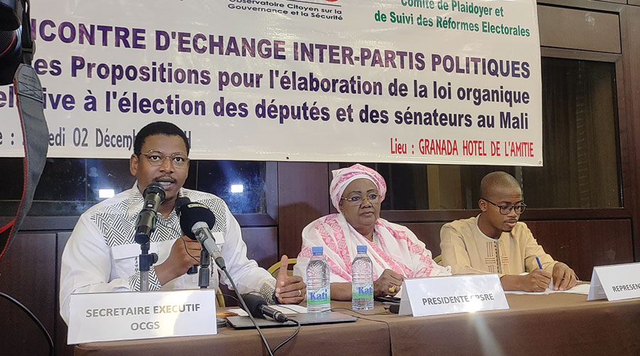 Rencontre des partis politiques à Bamako : La loi relative à l’élection des parlementaires au Mali au cœur des échanges