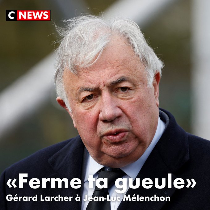 France : «Ferme ta gueule» : Gérard Larcher recadre violemment Jean-Luc Mélenchon