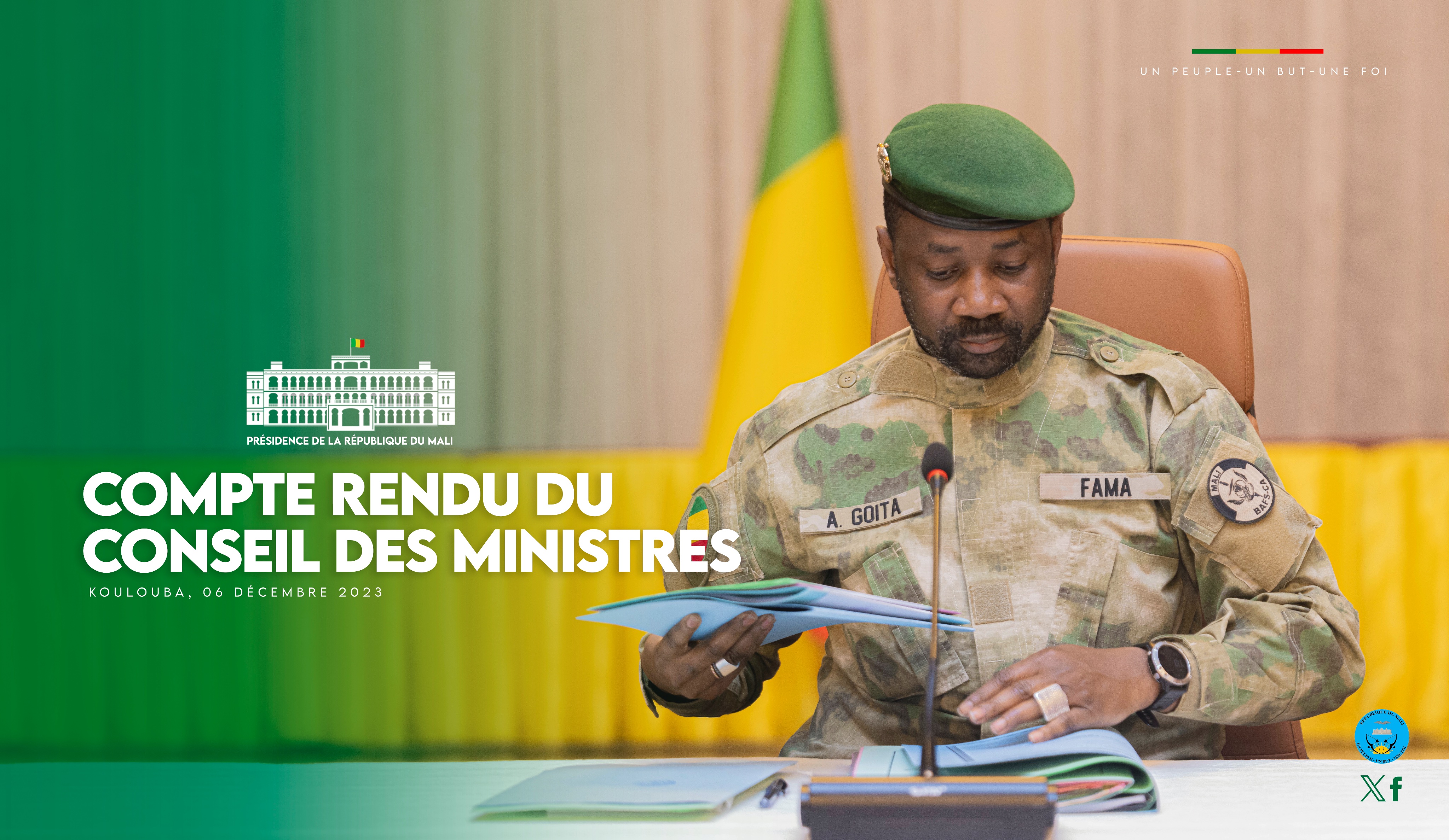 Les nominations du Conseil des ministres du 6 décembre 2023