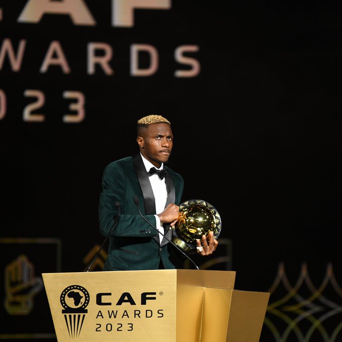 CAF Awards 2023 : Victor Osimhen, ballon d'or africain de l’année 2023
