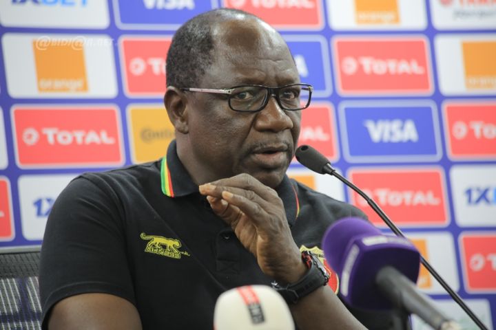 Le sélectionneur des aigles Mohamed Magassouba:  » Nous dédions cette victoire à ATT «