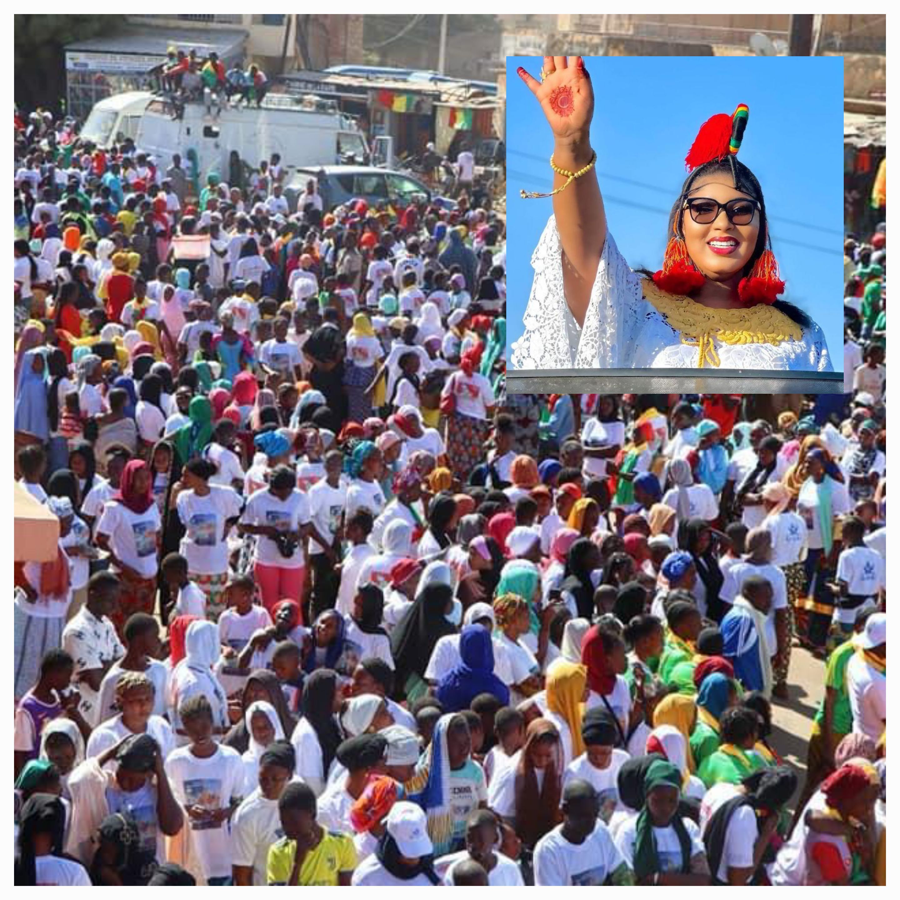 La Khasso réserve un accueil triomphal à sa digne fille Fatoumata BATOULY NIANE.