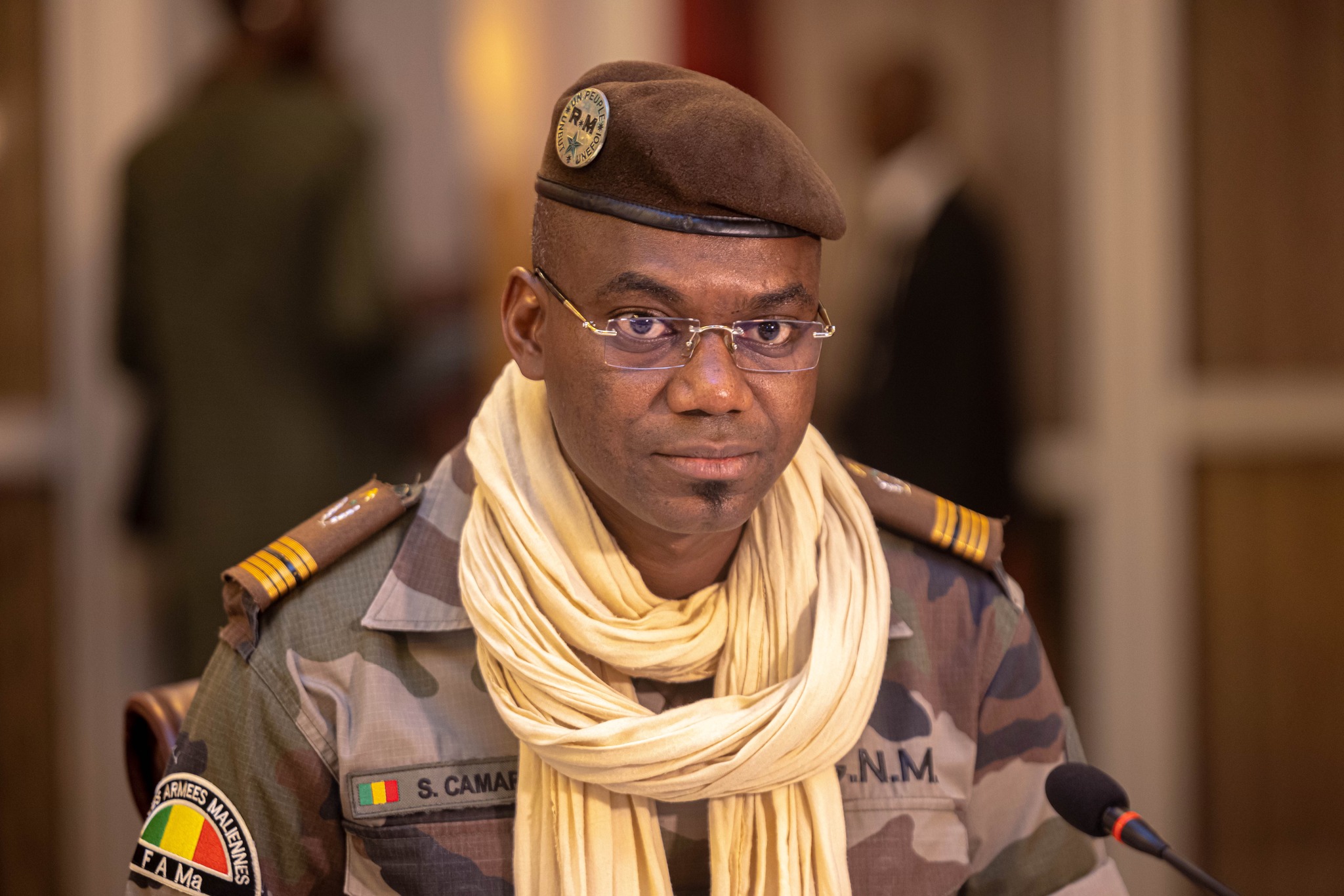 Le Colonel Sadio Camara : « nous n’acceptons pas que la question des droits de l’homme serve à nourrir des idées contre le Mali »