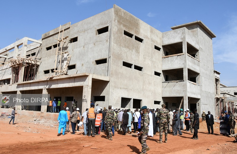 Hôpital militaire de Banankoroni : Les travaux avancent rapidement.