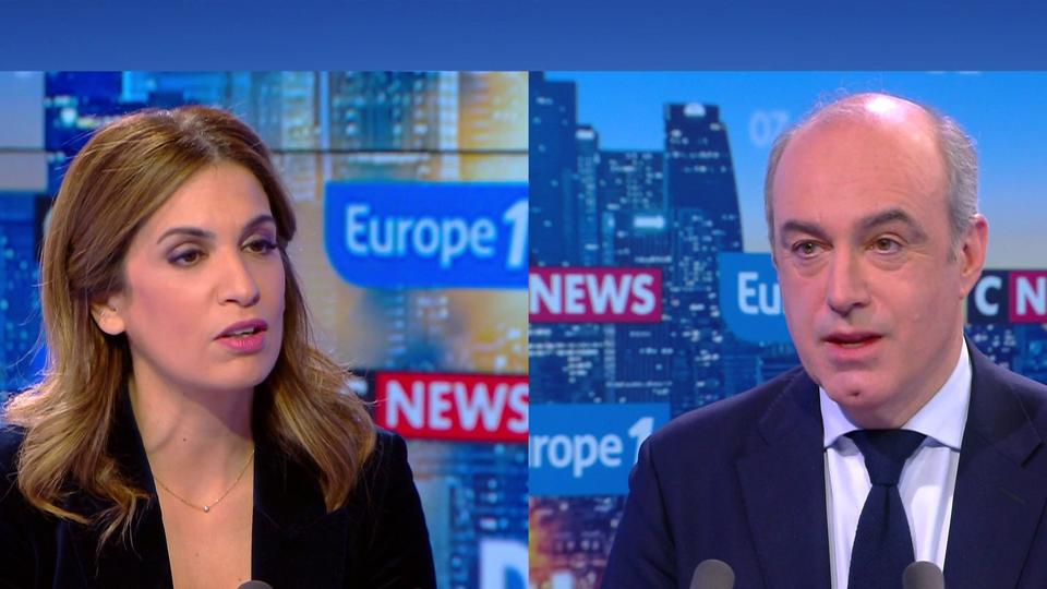 Après la conférence de presse, Olivier Marleix juge Emmanuel Macron «ministre de tout, président de rien»