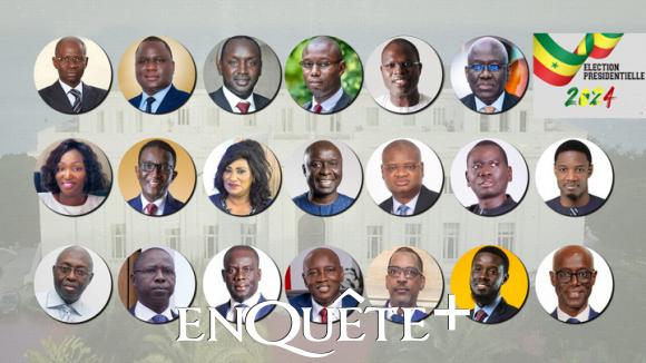 Sénégal : le Conseil constitutionnel publie une liste définitive de 20 candidats pour la présidentielle