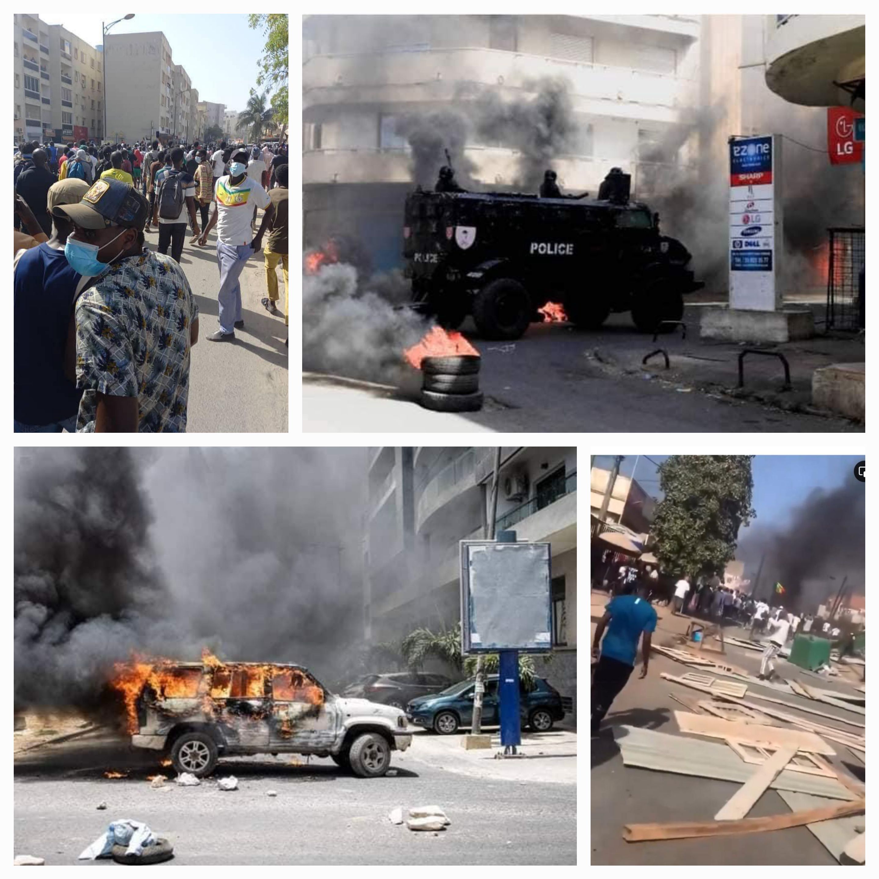 Sénégal : Des échauffourées entre manifestants et forces de l'ordre à Dakar