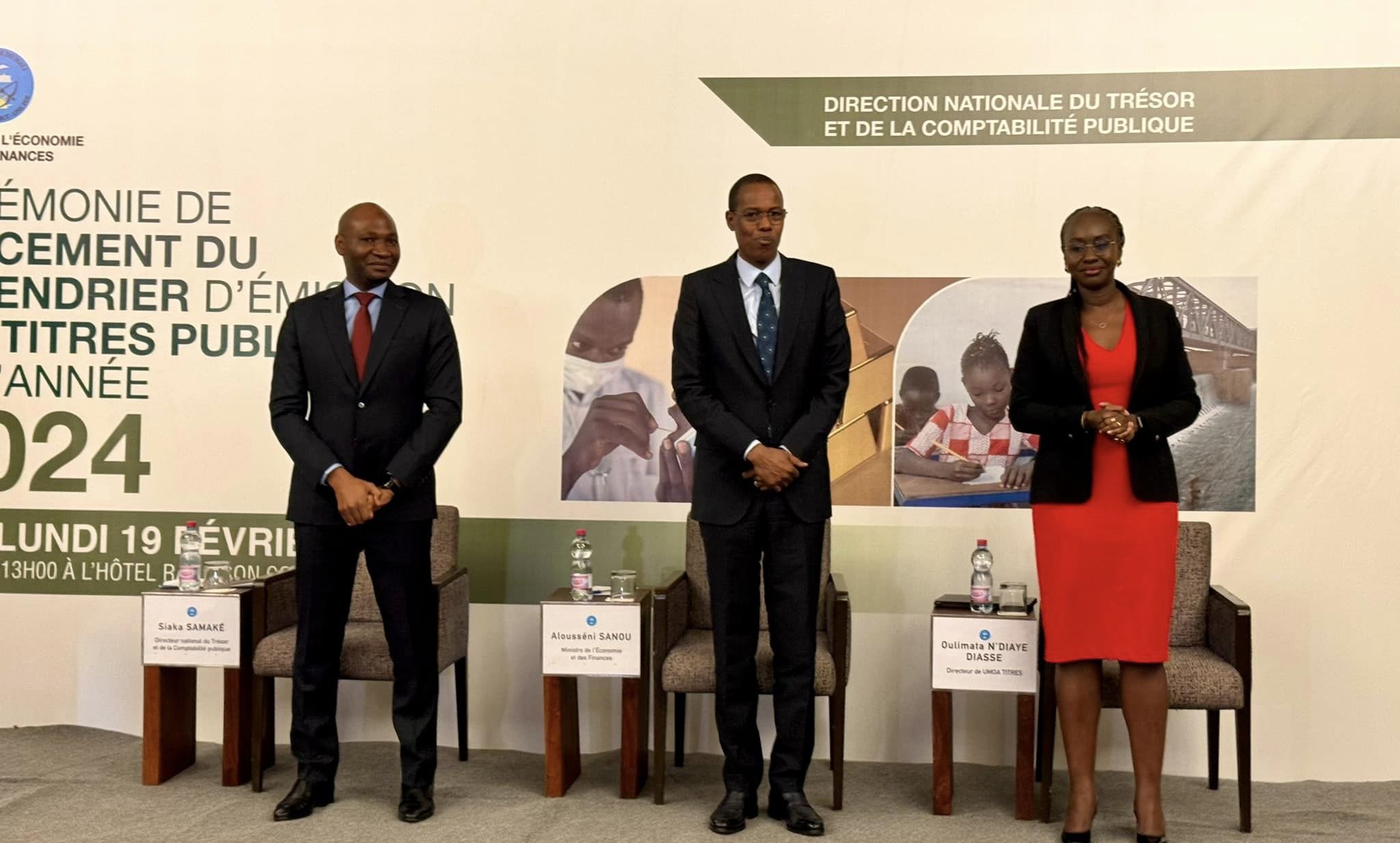 Lancement du calendrier d’émissions des titres publics de l’année 2024 : l’Etat du Mali ambitionne de mobiliser 1 443 milliards de FCFA sur le marché financier régional.