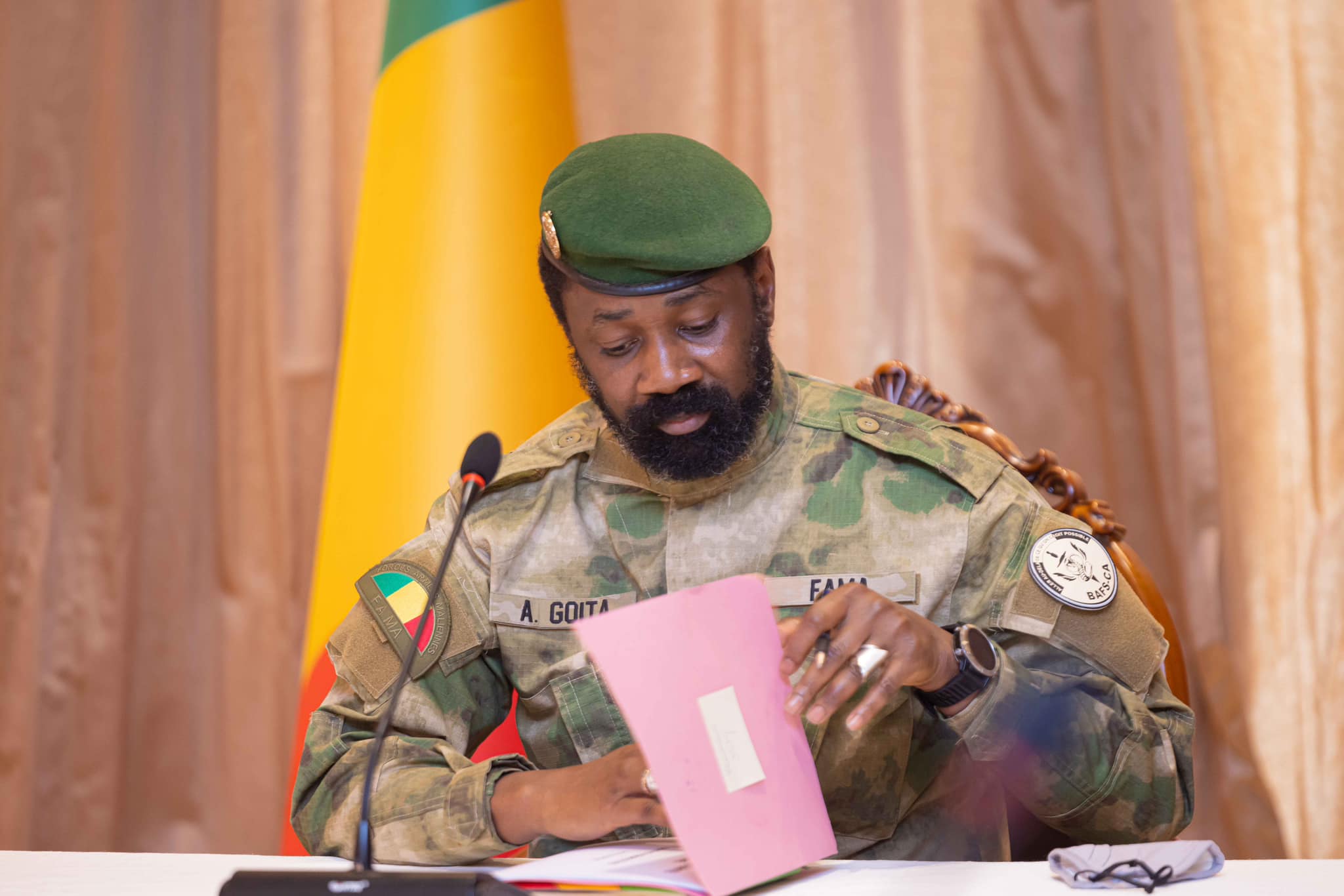 Assimi Goïta (Mali) : « Pas de repos tant que le territoire est menacé ! »