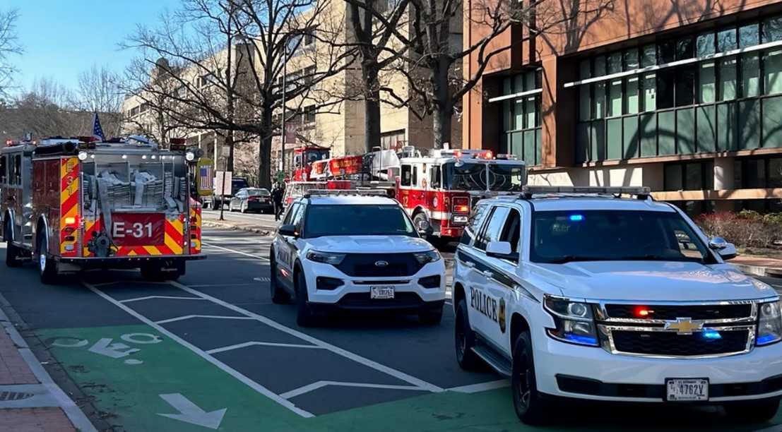 Guerre entre Israël et le Hamas : un militaire américain s'immole par le feu devant l'ambassade d'Israël à Washington