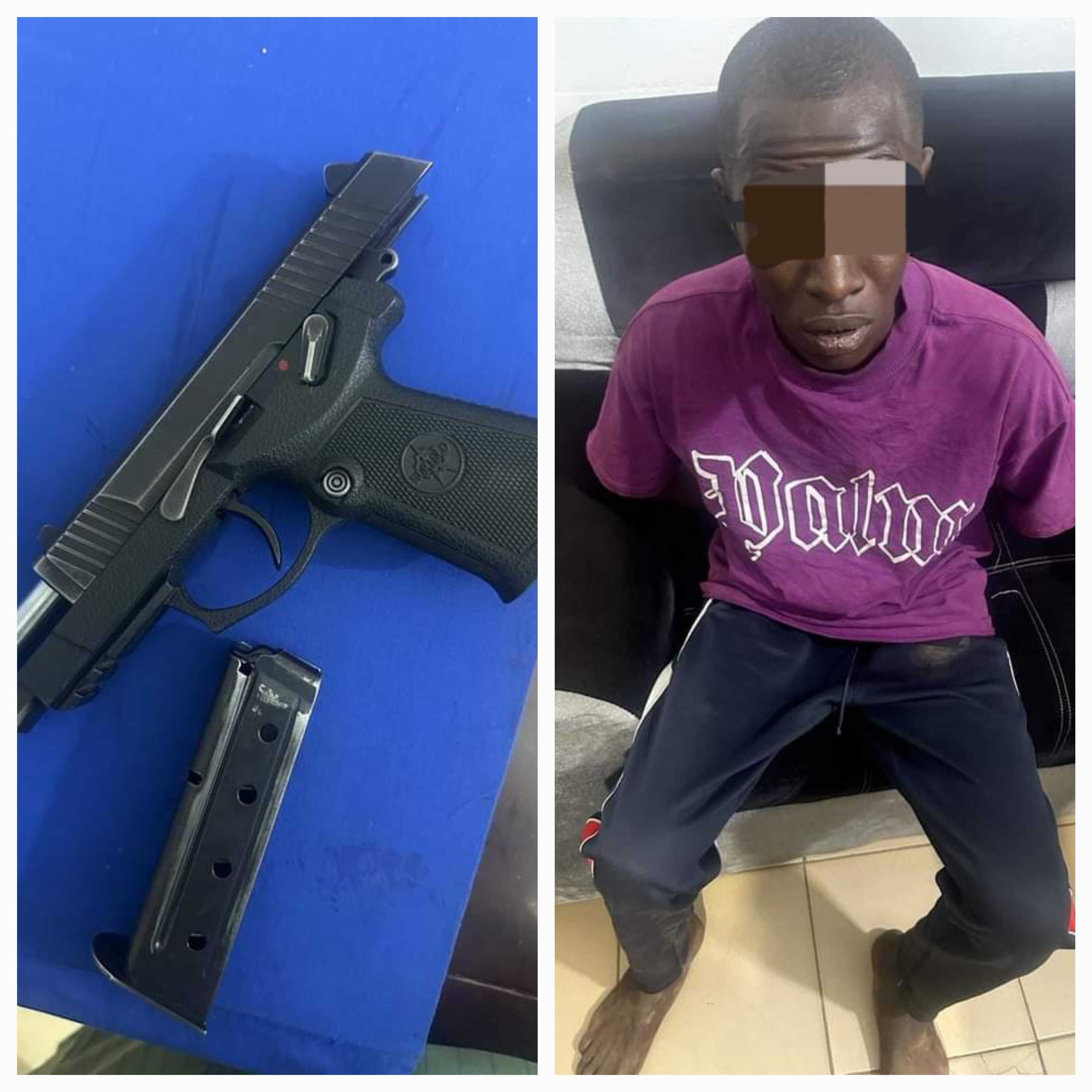 Bamako : Un sapeur-pompier, braqueur, arrêté en possession d’un pistolet automatique