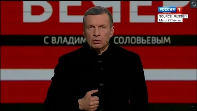 Macron traité de "salaud de nazi" par une chaîne russe après ses propos sur l'envoi de troupes en Ukraine