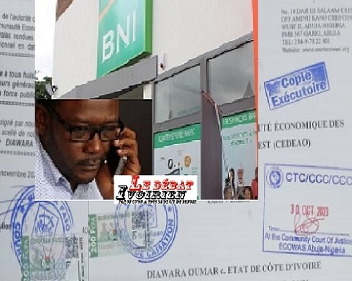 Recours dans l’affaire Oumar Diawara : le tribunal de la Cedeao renvoie Diawara et l’Etat de Côte d’Ivoire dos-à-dos