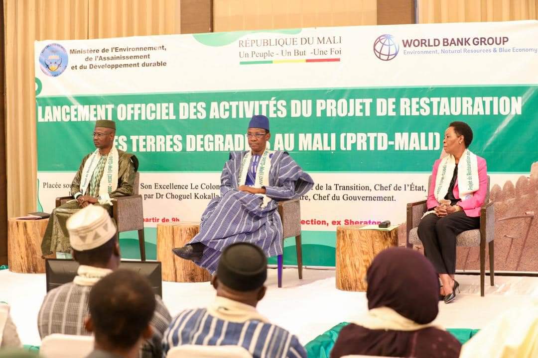 Lancement du Projet de Restauration des Terres Dégradées (PRTD-Mali) par le Premier ministre, le Dr Choguel Kokalla MAIGA