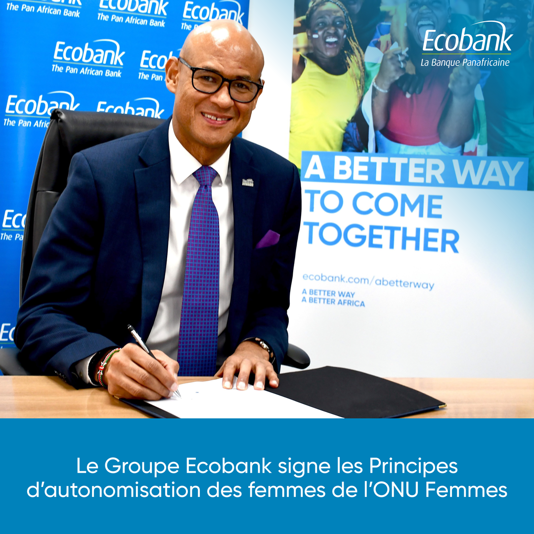 Communiqué de presse: Le Groupe Ecobank signe les Principes d'autonomisation des femmes de l'ONU Femmes