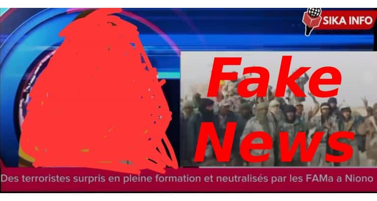 BenbereVerif : Faux, ces images ne montrent pas des «Djihadistes en formation» à Niono