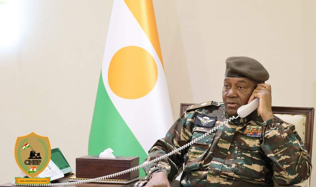 Entretien téléphonique entre le président de transition du Niger et le président russe Vladimir Poutine