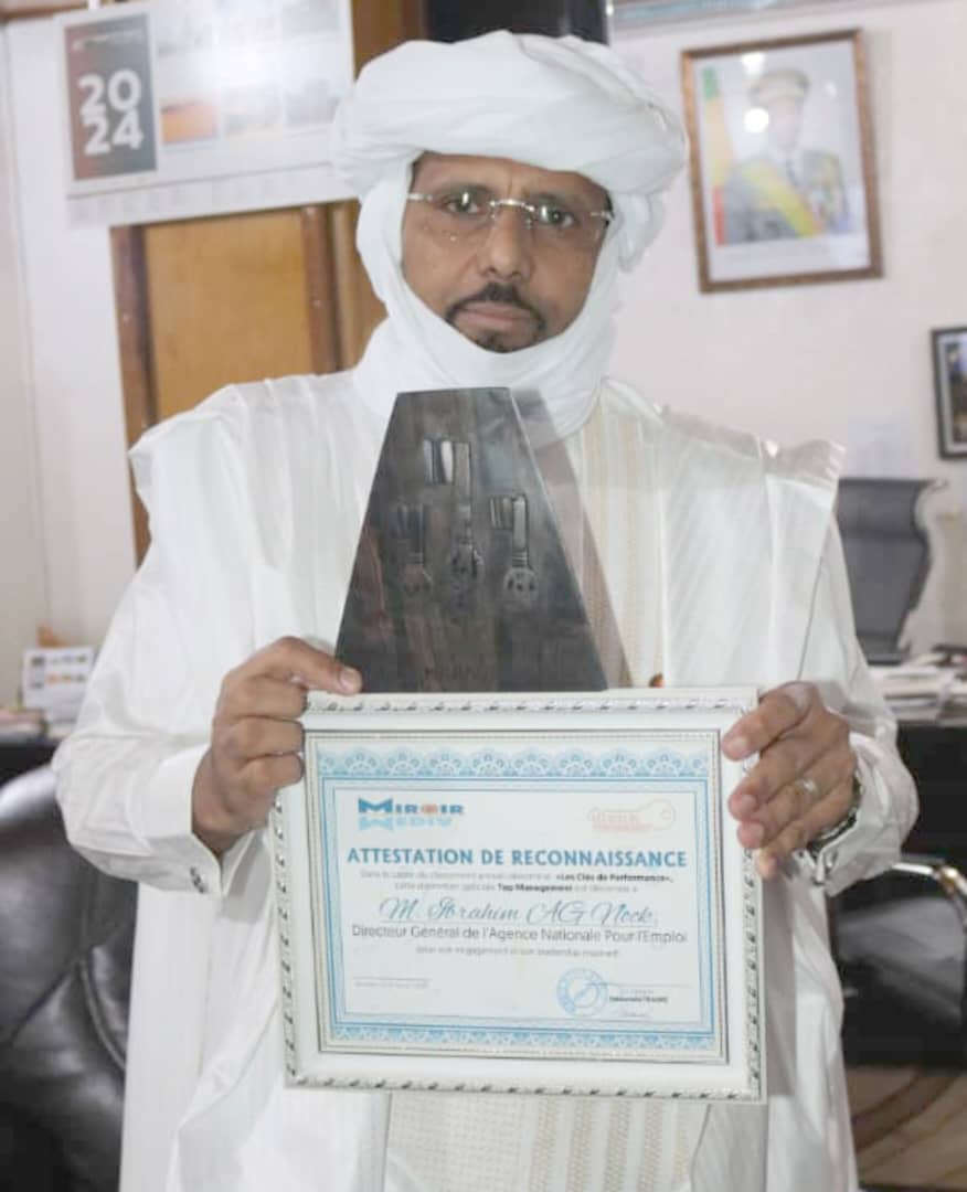 Leadership: le trophée Top Management décerné à M.Ibrahim Ag Nock