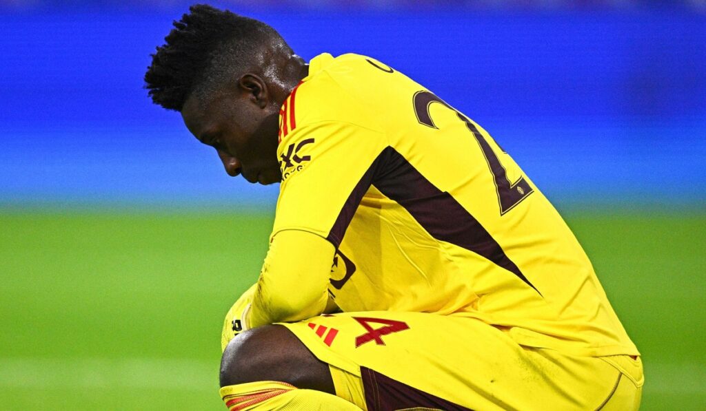 Terrible nouvelle pour André Onana à Manchester United