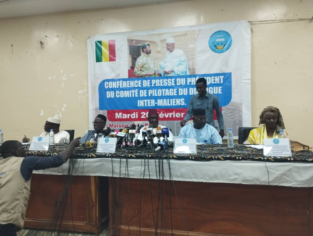 Dialogue inter-malien : La Maison de la presse accueille le comité de pilotage.