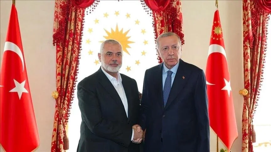 Turquie : Le président Erdogan rencontre le chef du bureau politique du Hamas, Ismaïl Haniyeh