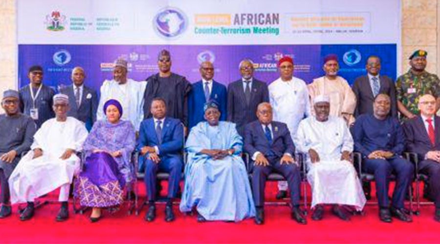 Sommet africain sur le terrorisme et la contrebande d’armes : Des dirigeants africains appellent à une coopération renforcée dans la lutte contre le terrorisme