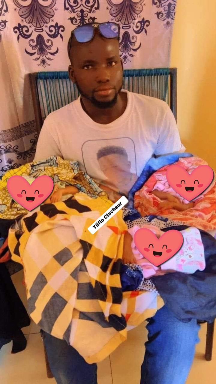 Acte d'altruisme remarquable : Mme Fatoumata Niane Batouly s'engage à prendre en charge des triplets orphelins de Dialakorobougou .