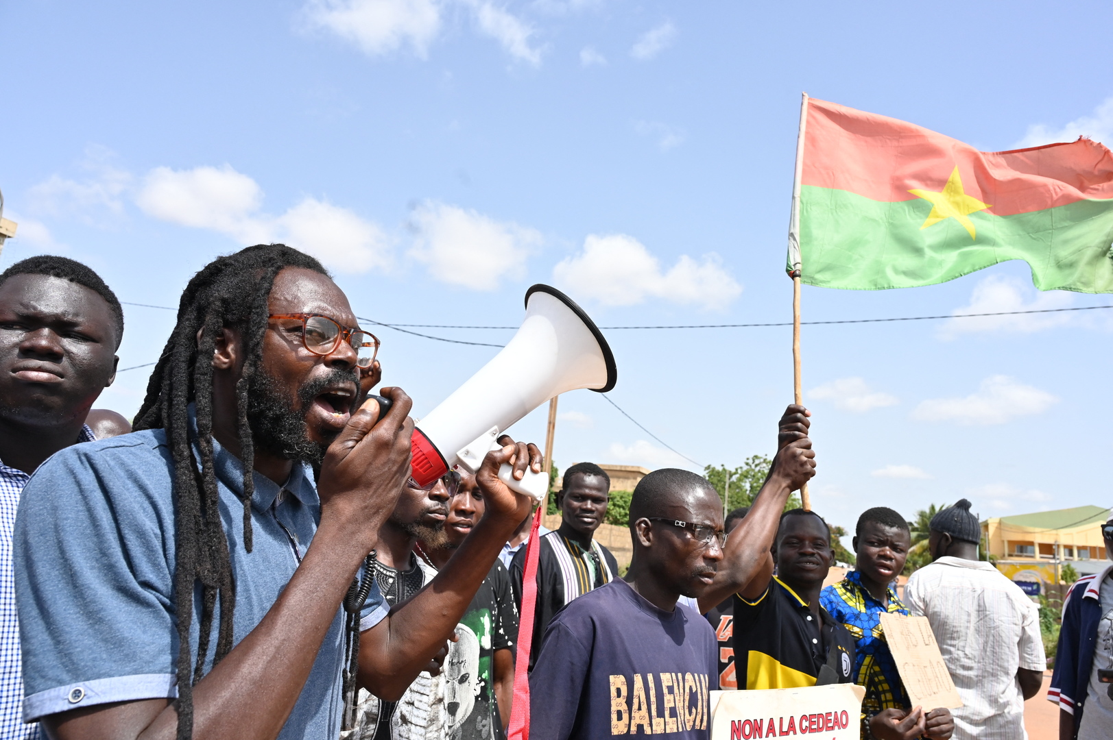 Burkina Faso : manifestation devant l'ambassade des Etats-Unis à Ouagadougou