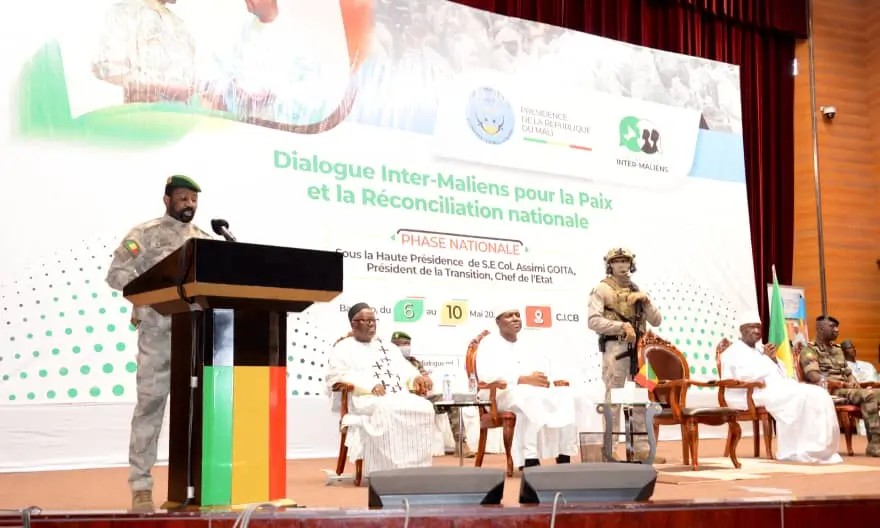 Cérémonie de clôture du dialogue inter-maliens pour la paix et la réconciliation nationale: Discours du Président de la transition, S.E. le Colonel Assimi Goïta 