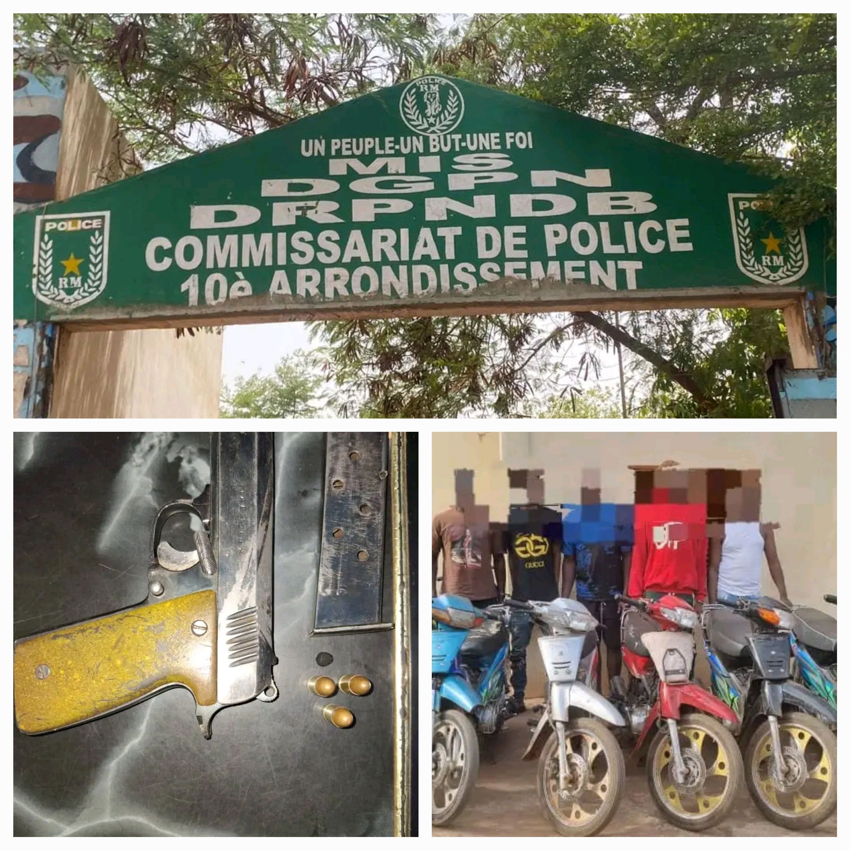 Bamako : Cinq malfaiteurs appréhendés par le Commissariat de police de Niamakoro