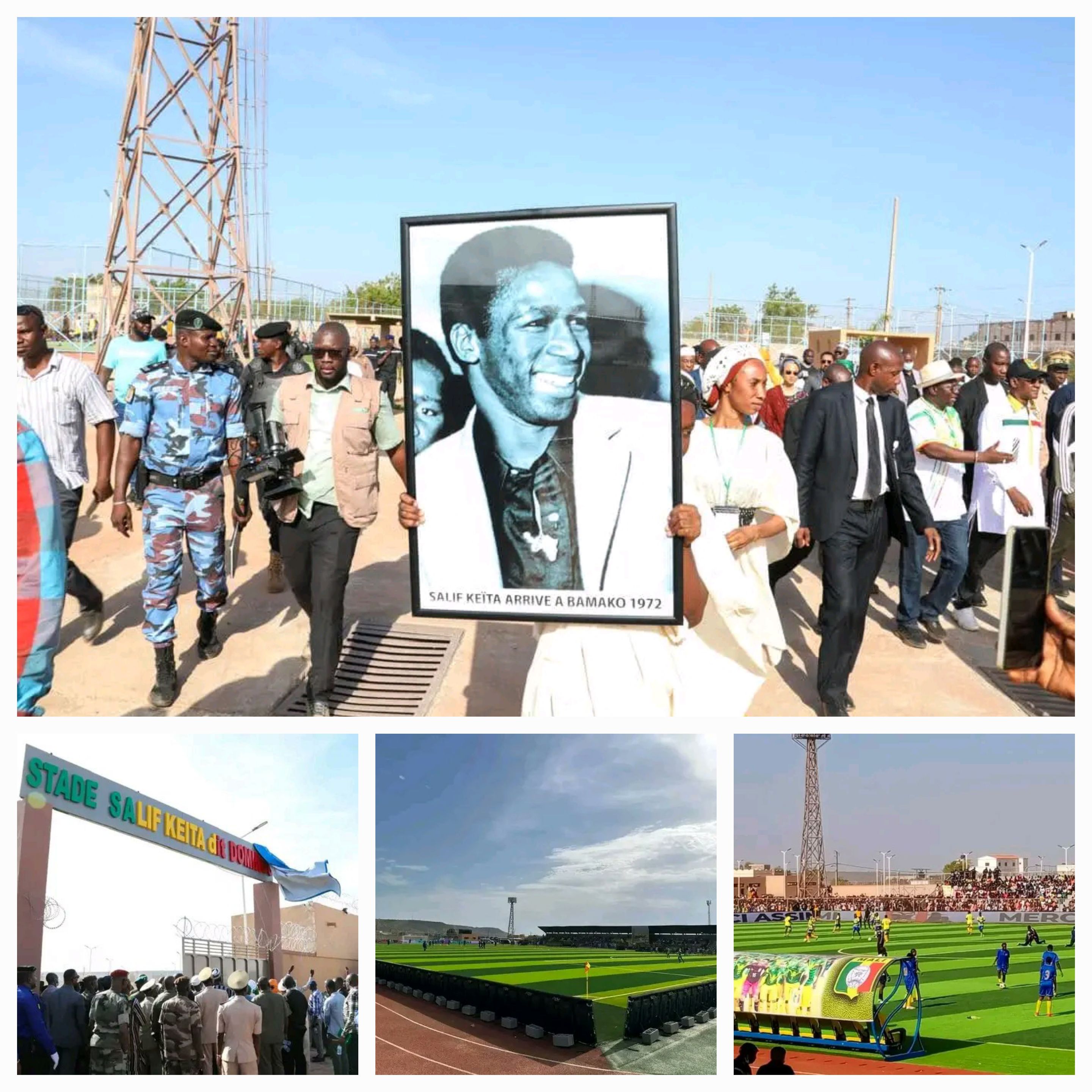 Sport: Salif Keïta "Domingo" immortalisé 