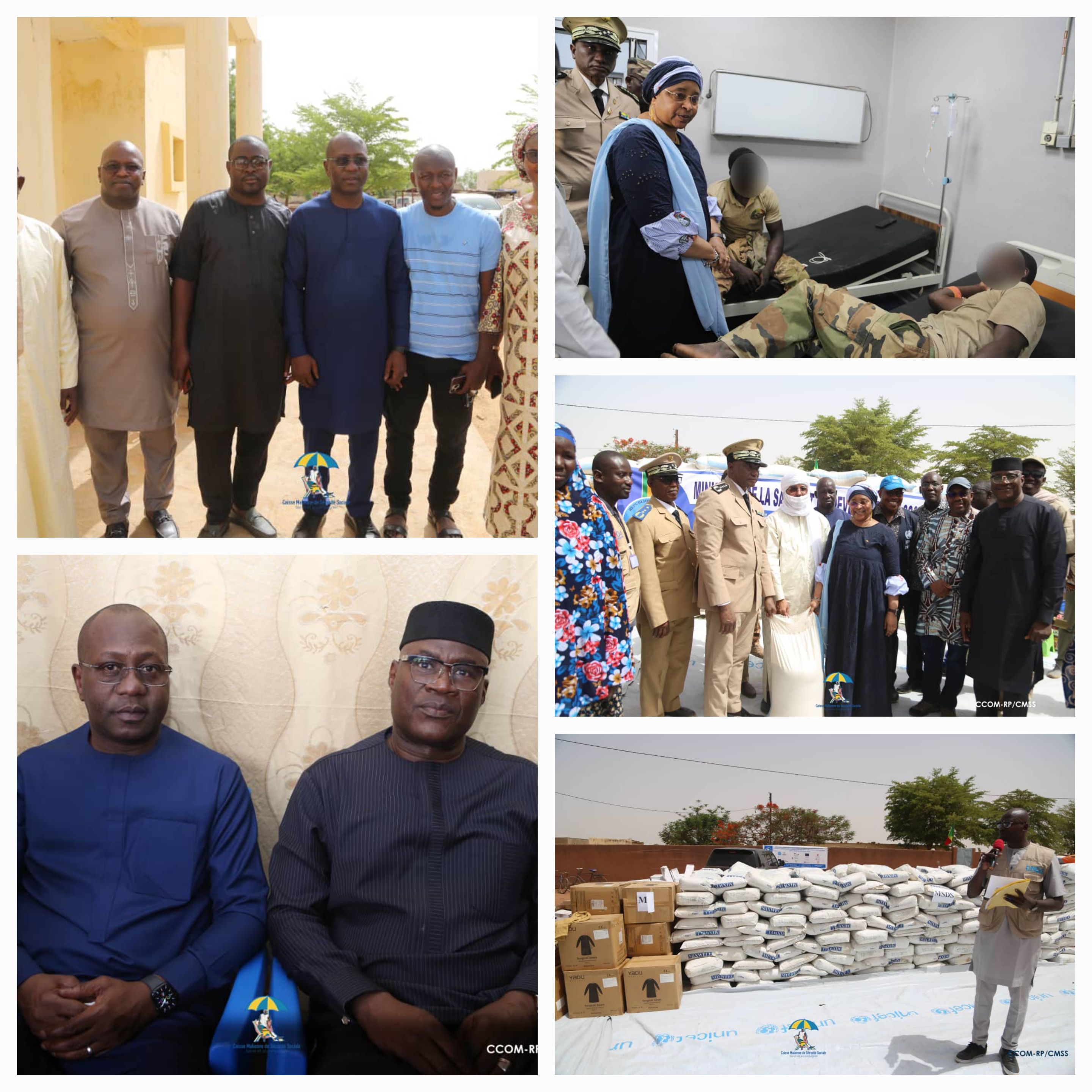 Au chevet des déplacés internes de Macina , le ministre Assa Badiallo TOURE fait parler son cœur.