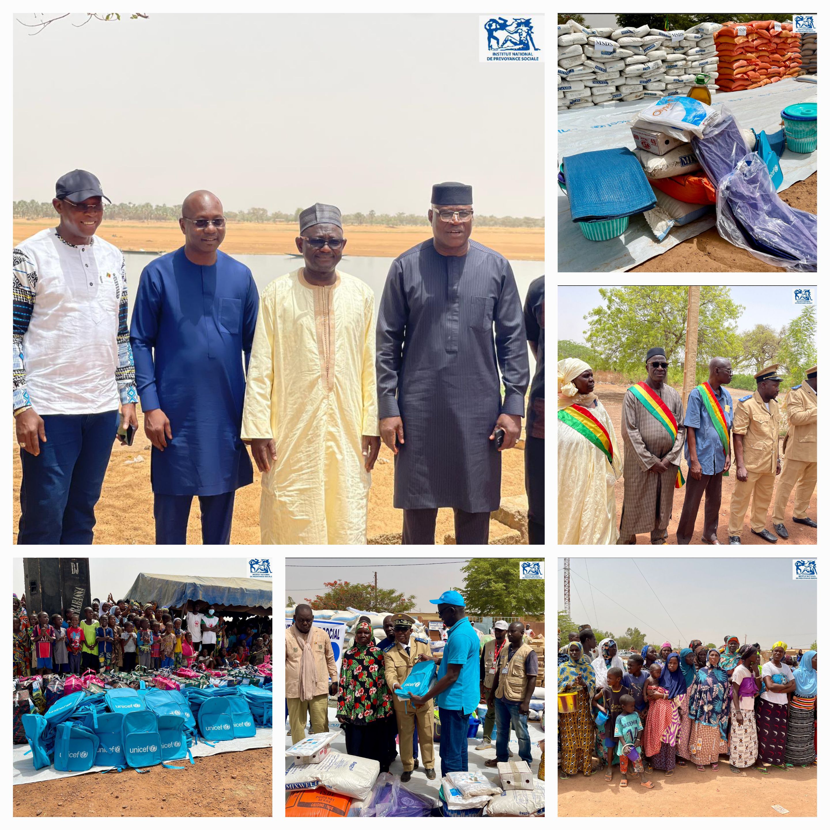 Macina: La ministre de la Santé et du développement social, Col Assa Badiallo TOURE aux côtés des déplaces internes