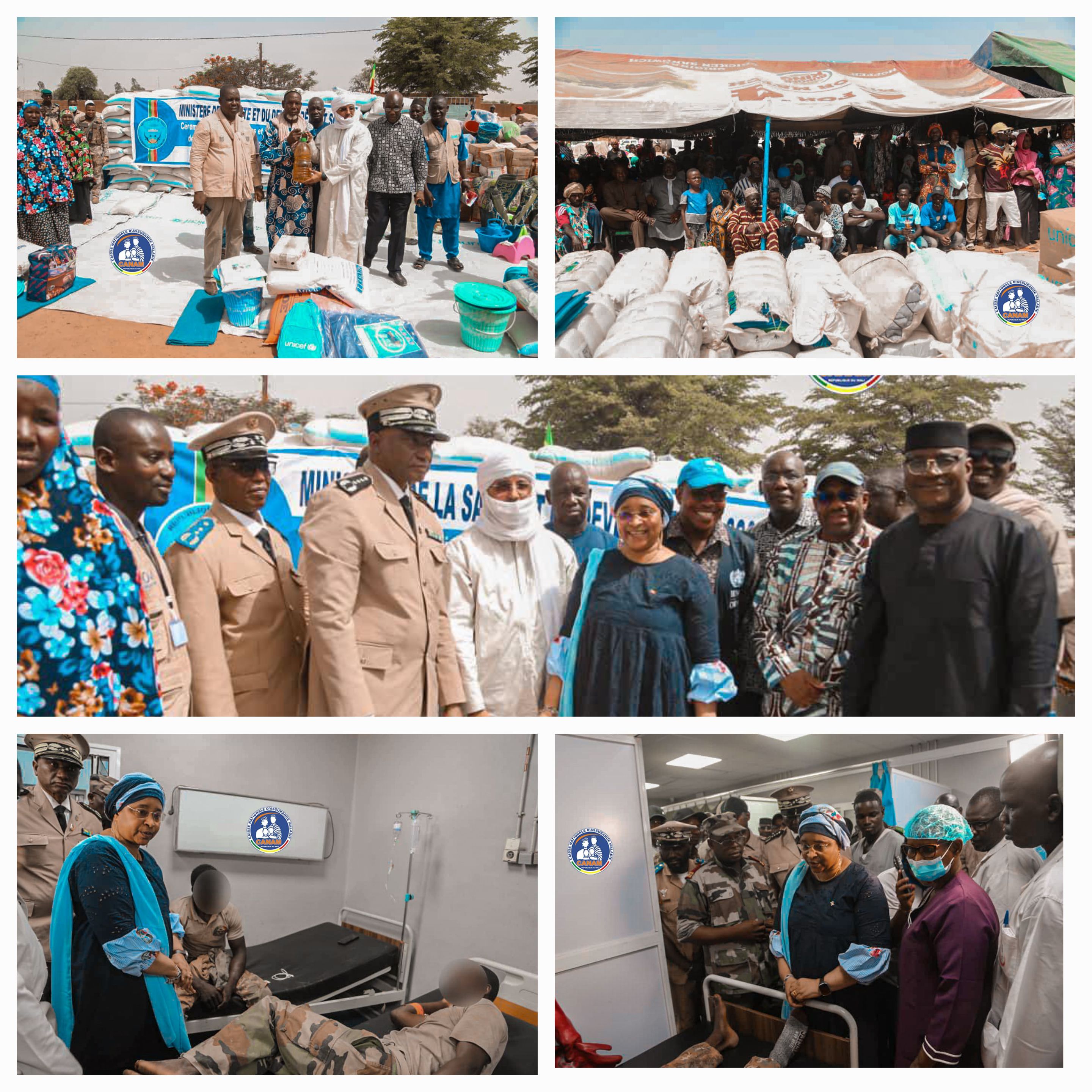 Remise de Don à plus de 1 400 ménages déplacés: « Le Mali n’oublie aucun de ses fils » dixit le colonel Assa Badiallo Touré